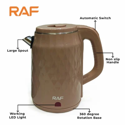 RAF Electric Kettle R.7947 Brown
